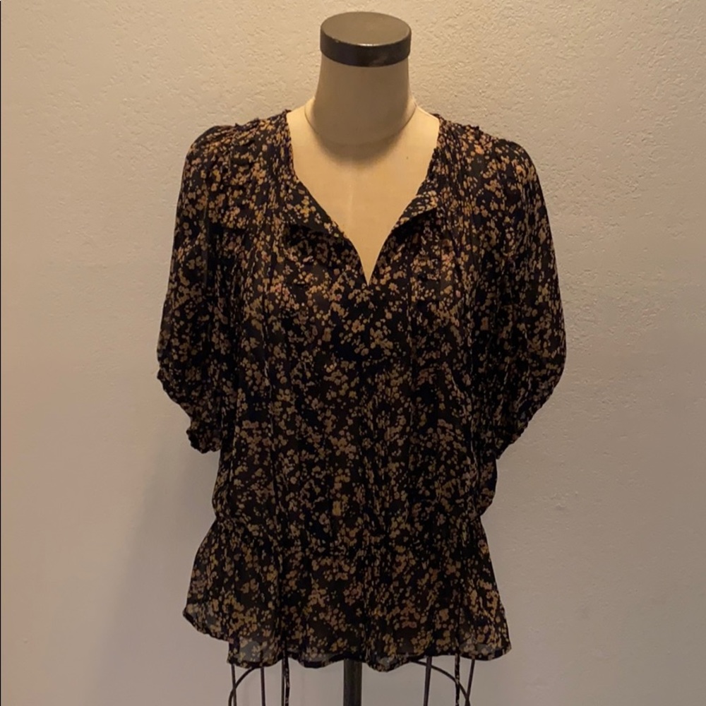 Blue Velvet blouse